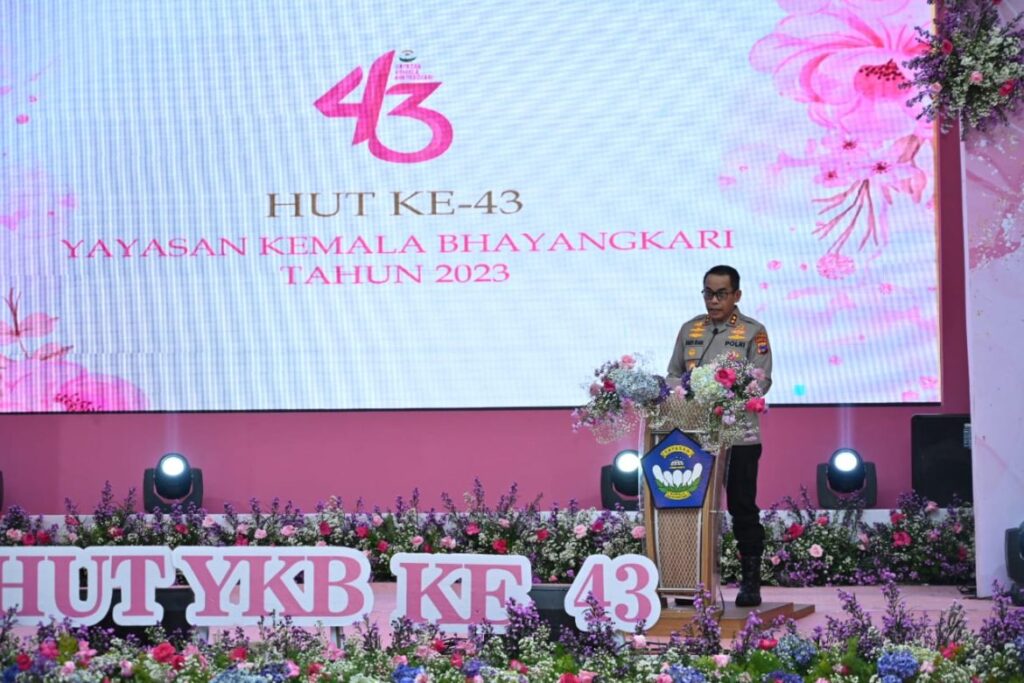 Kapolda Kalsel Hadiri Peringatan HUT Yayasan Kemala Bhayangkari ke-43