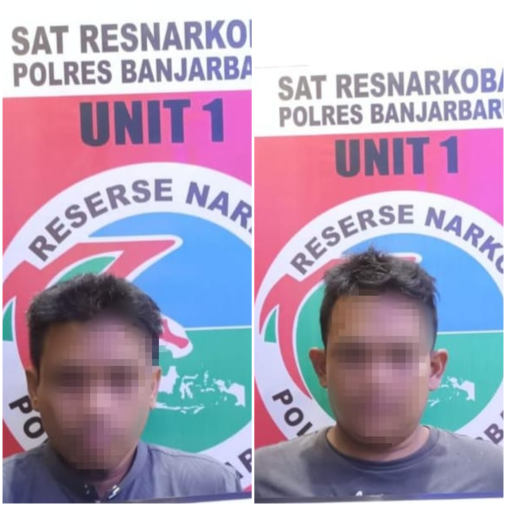 Sat Resnarkoba Polres Banjarbaru Ringkus Dua Orang Pengedar dan Pemakai Sabu, Begini Kronologisnya