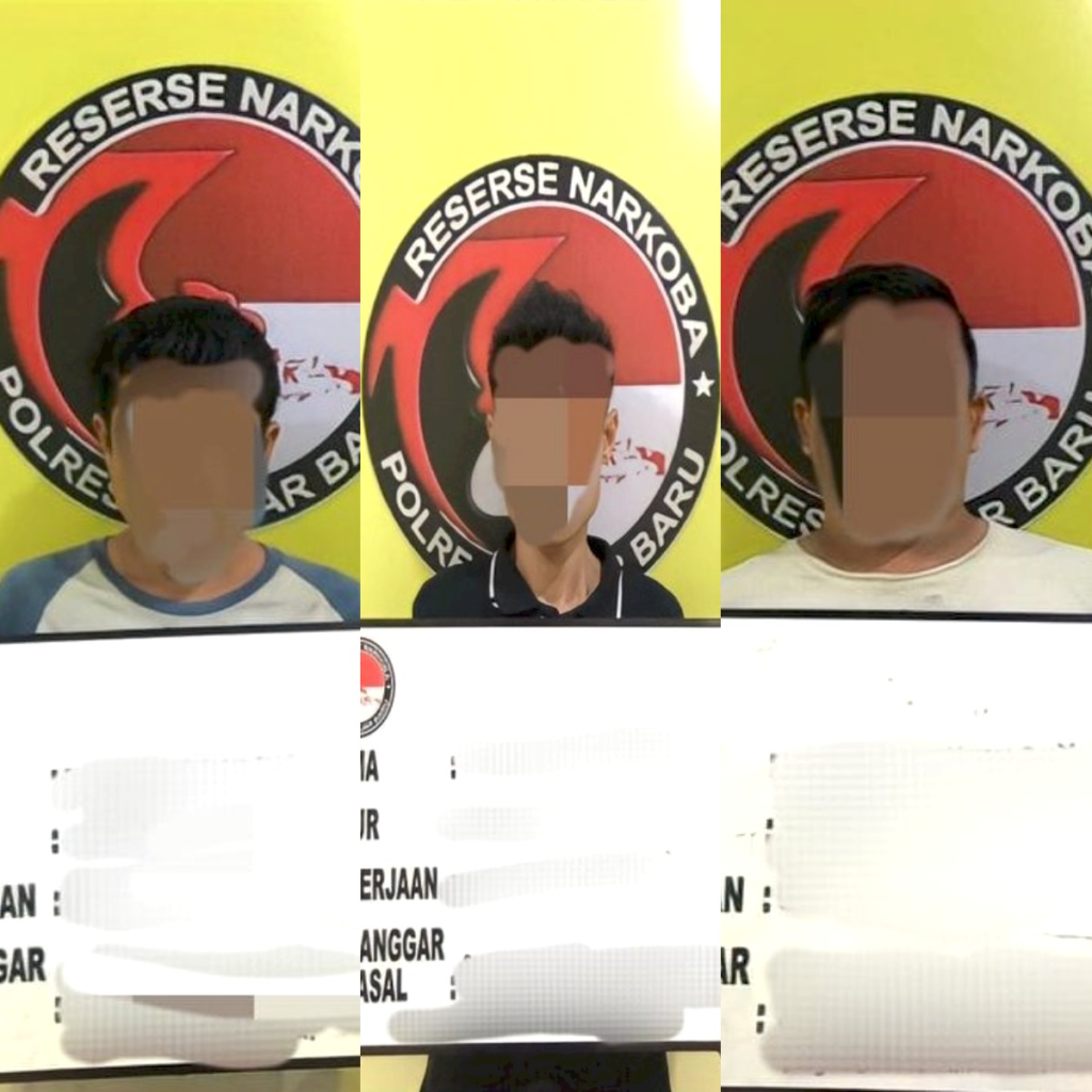 Polisi Tangkap Tiga Pengedar Dan Pemakai Sabu Di Beberapa Lokasi Berbeda