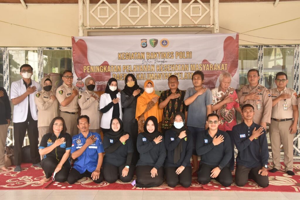 Polda Kalsel Dan Polres Banjarbaru Menggelar Bakti Kesehatan Polri di Rumah Disabilitas