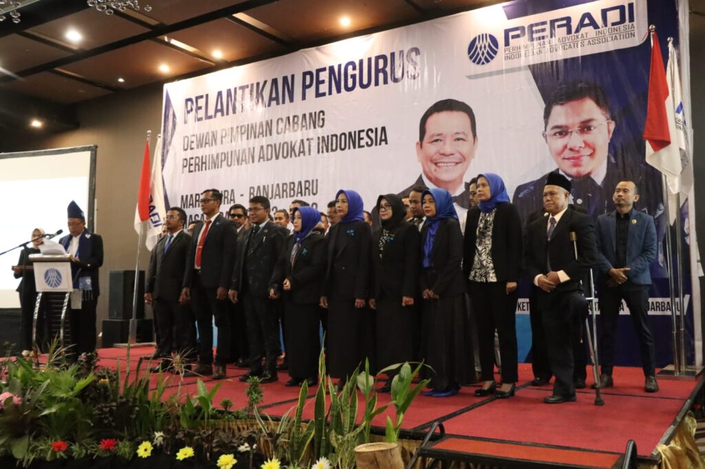 Tingkatkan Kolaborasi Antara Polisi dan Advokat, Kapolres Banjarbaru Hadiri Pelantikan Peradi