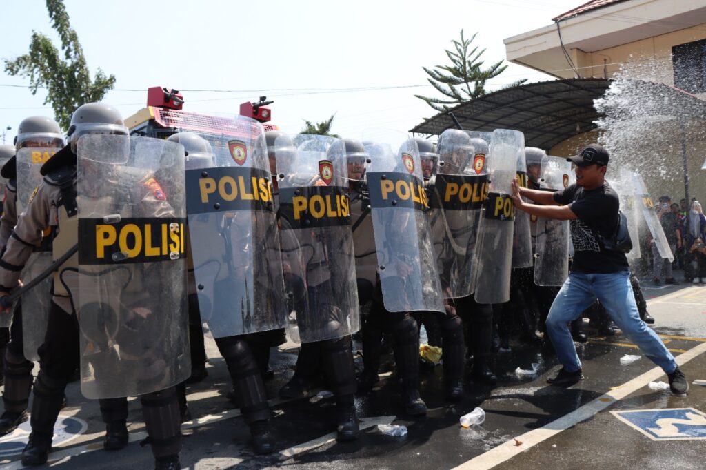Gelar Sispamkota Dan Deklarasi Damai, Polres Banjarbaru Siap Amankan Pemilu 2024