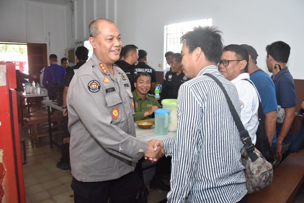 Silaturahmi Bid Humas Polda Kalsel, Pererat Hubungan Kemitraan dengan Wartawan