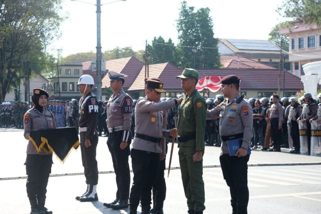 Polda Kalsel Simulasi Sispamkota Jelang Pemilu 2024