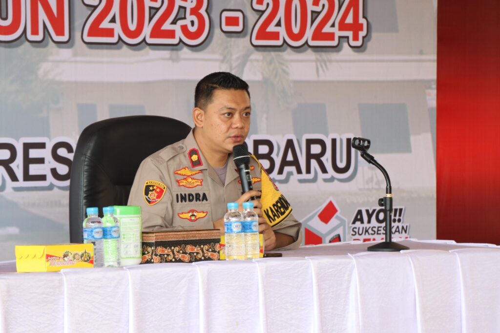 Mantapkan Persiapan Pengamanan Pemilu 2024, Polres Banjarbaru Gelar Latihan Pra Operasi Mantap Brata
