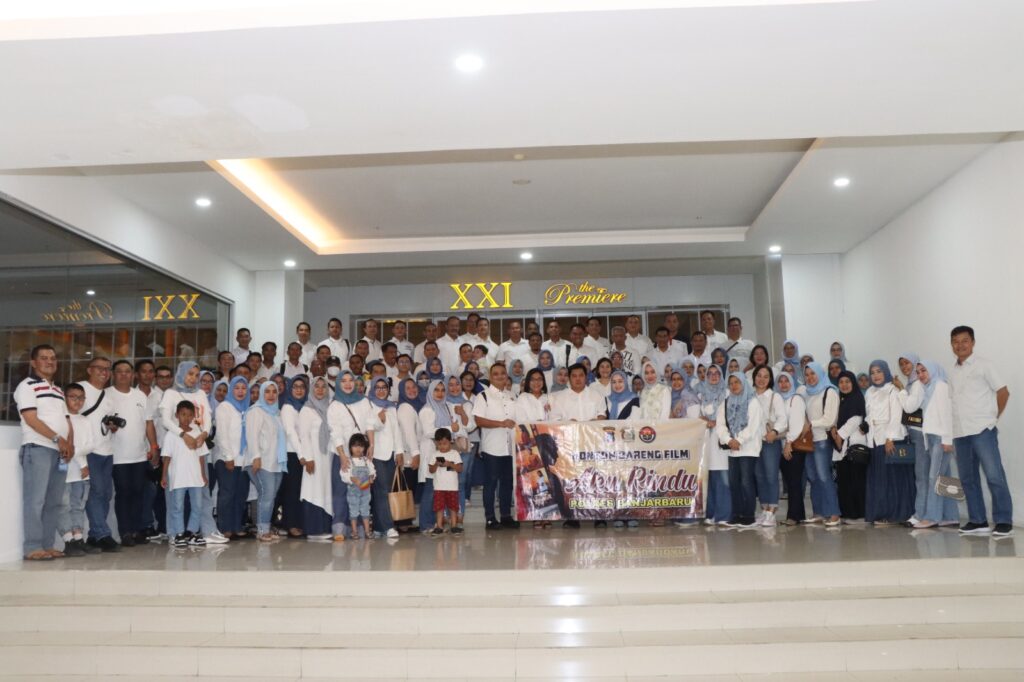 Nonton Bareng Film Aku Rindu, Sosok Lailana Dan Banyu Jadi Inspirasi Tersendiri Untuk Polres Banjarbaru