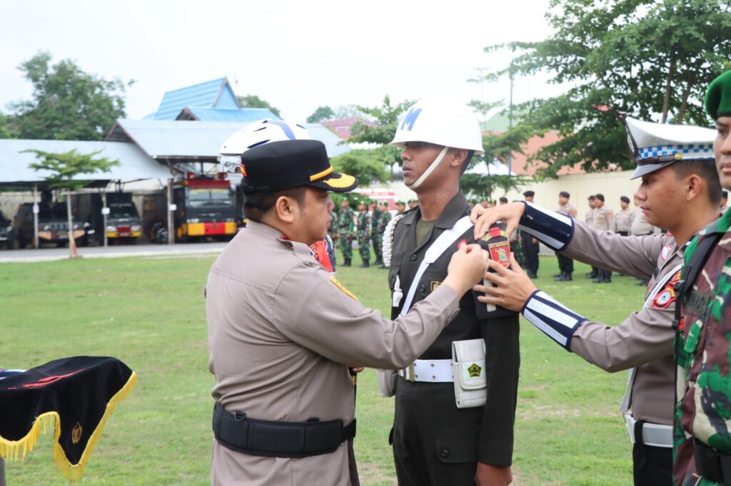 Siap Amankan Libur Natal Dan Tahun Baru, Polres Banjarbaru Laksanakan Apel Gelar Pasukan Operasi Lilin Intan 2023