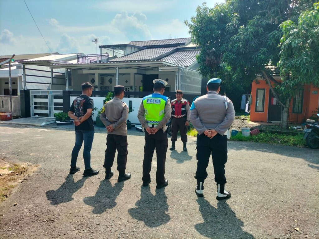 Polres Banjarbaru Laksanakan Pengamanan Kampanye Pemilu 2024 Di Guntung Manggis