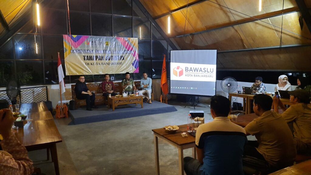 Hadiri Kegiatan Fasilitasi Sentra Gakkumdu Tahapan Logistik Pemilu, Polres Banjarbaru Siap Berikan Dukungan Penuh Kepada Bawaslu