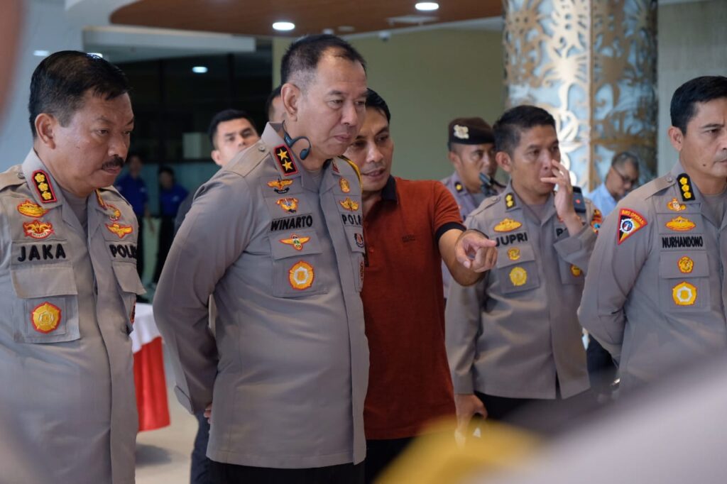 Kapolda Kalsel Irjen Pol Winarto Pimpin Tactical Floor Game (TFG) Kesiapan Pengamanan Kegiatan Pasangan Calon Presiden di Kalsel