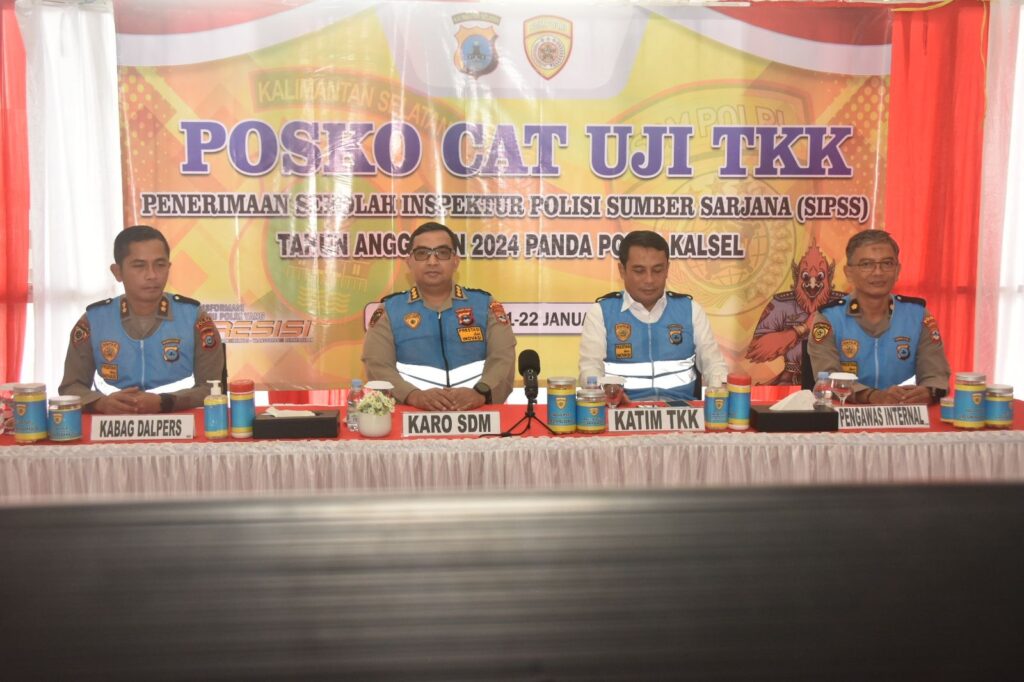 Tes CAT Akademik Seleksi SIPSS TA.2024 Polda Kalsel Diikuti Delapan Peserta