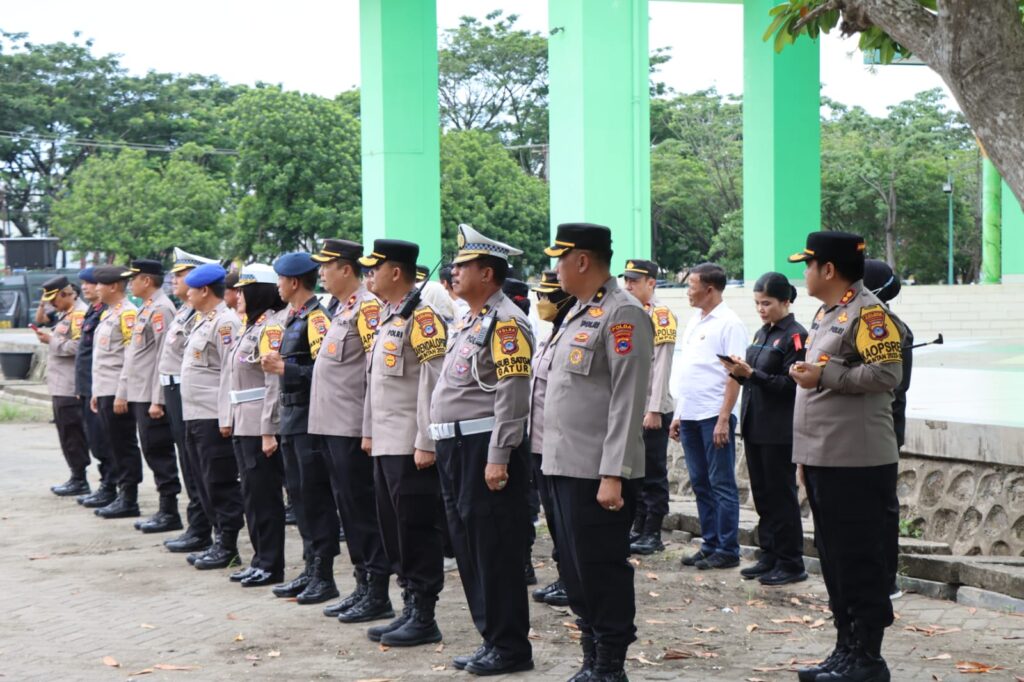 Pengamanan Kampanye Ketua Umum Partai Di Kota Banjarbaru, Kapolres Pastikan Sitkamtibmas Kondusif