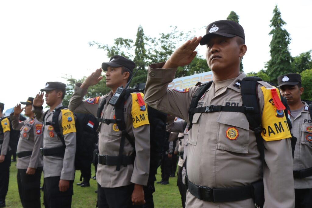 Terjunkan 410 Personel, Polres Banjarbaru Siap Amankan Ribuan TPS Di Wilayahnya