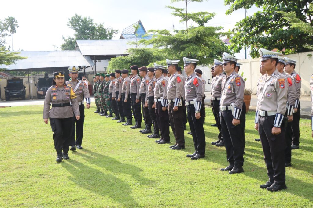 Siap Kawal Mudik Lebaran, Polres Banjarbaru Laksanakan Apel Gelar Pasukan Operasi Ketupat