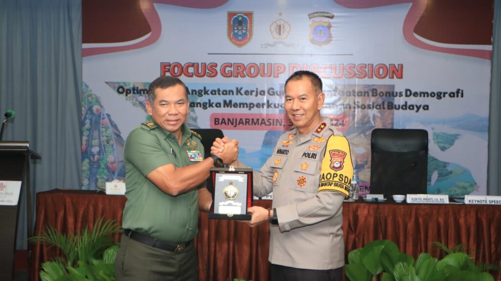 Polda Kalsel Sambut Pelaksanaan Focus Group Discussion (FGD) Lemhanas RI di Kalsel