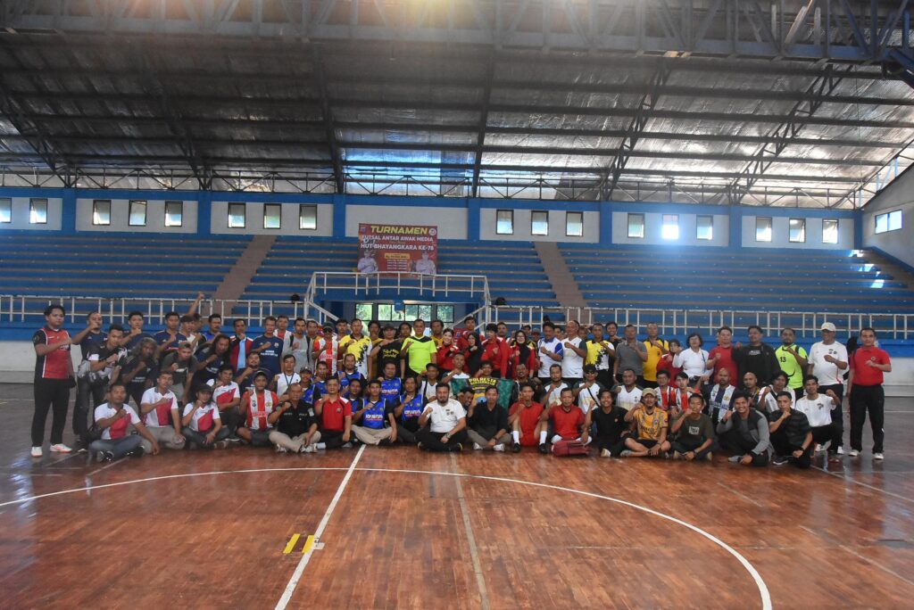 16 Tim Ramaikan Turnamen Futsal Polda Kalsel dalam rangka Hari Bhayangkara Ke-78