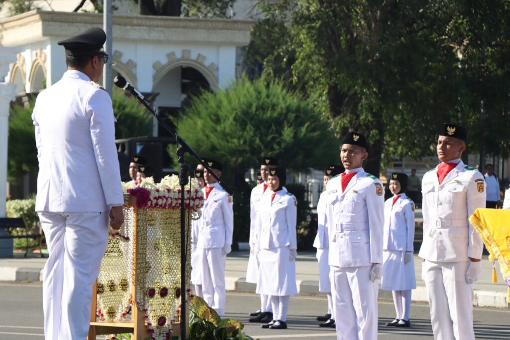 Kabag Log Polres Banjarbaru Hadiri Upacara Peringatan Hari Lahir Pancasila
